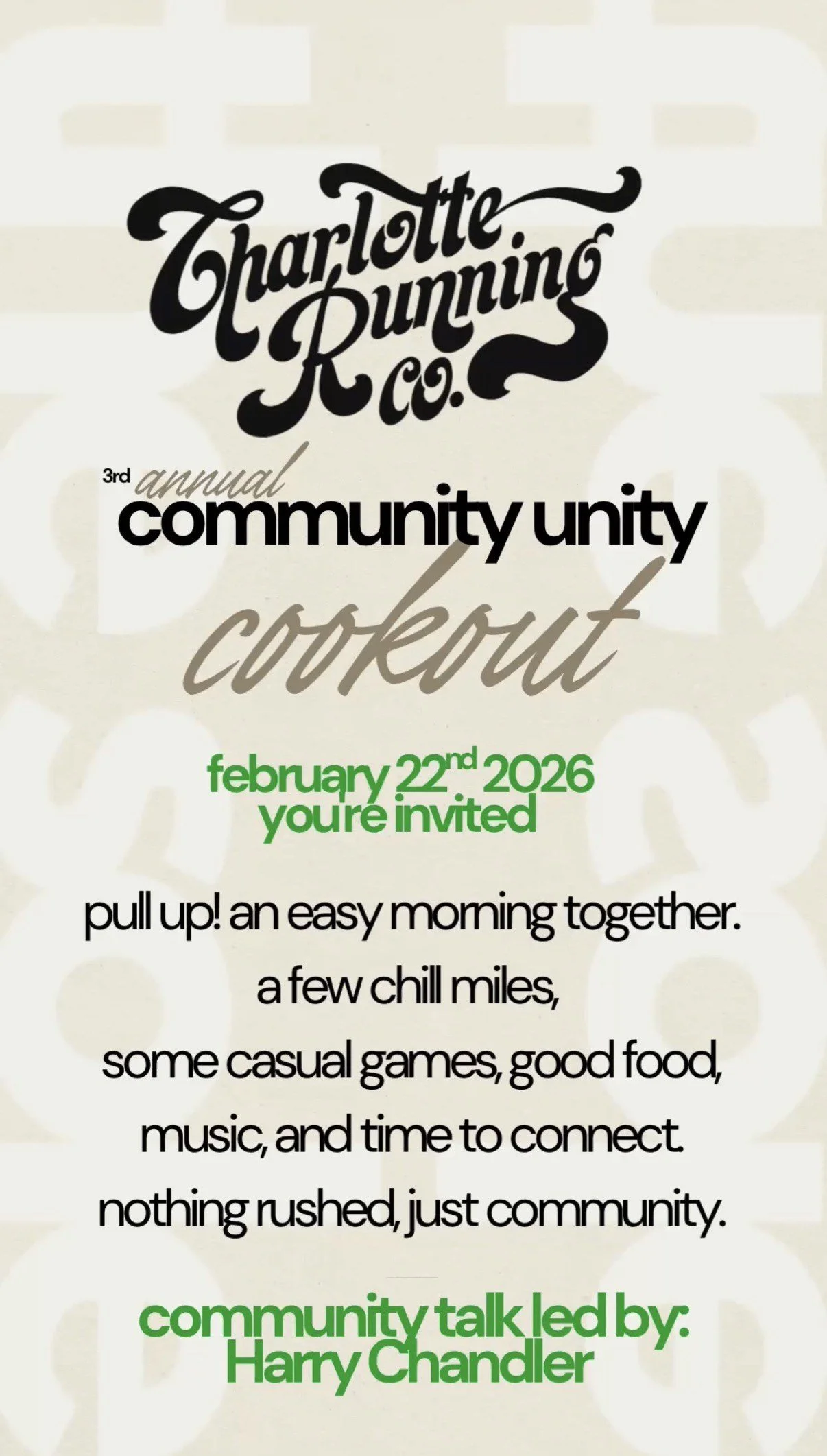 3rd Annual Community Unity Cookout