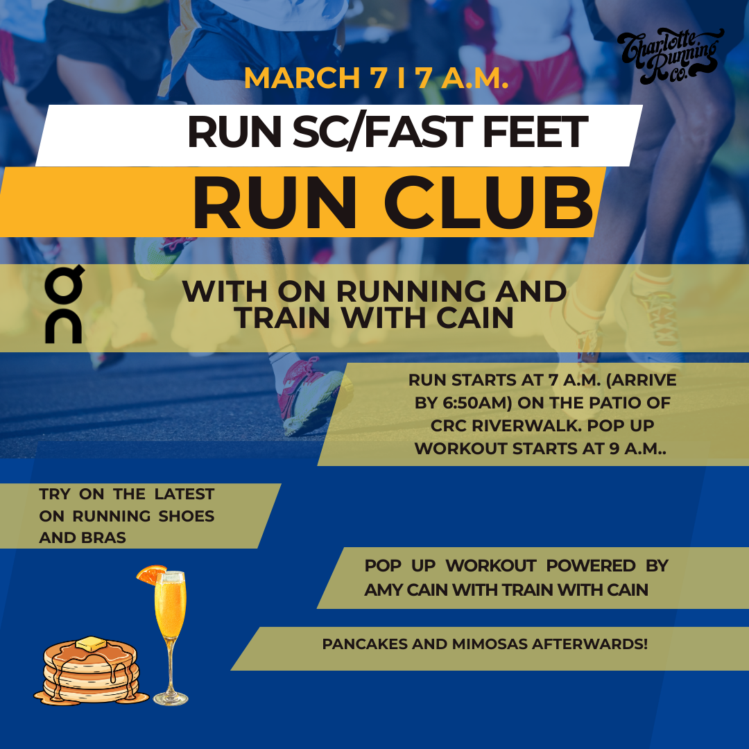 Run SC/Fast Feet Run Club at CRC Riverwalk with ON Running and Train with Cain