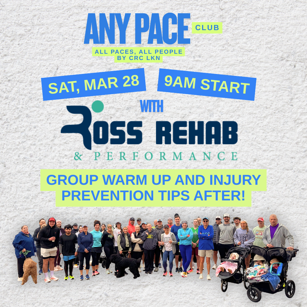 Any Pace Run Club with Ross Rehab