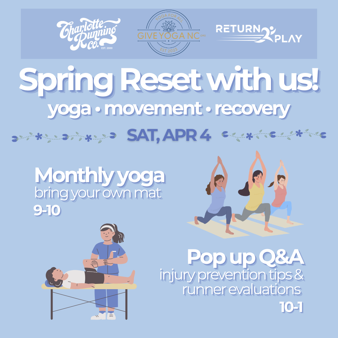 Spring Reset- Yoga with Amie from Give Yoga. Lauren with Return to Play