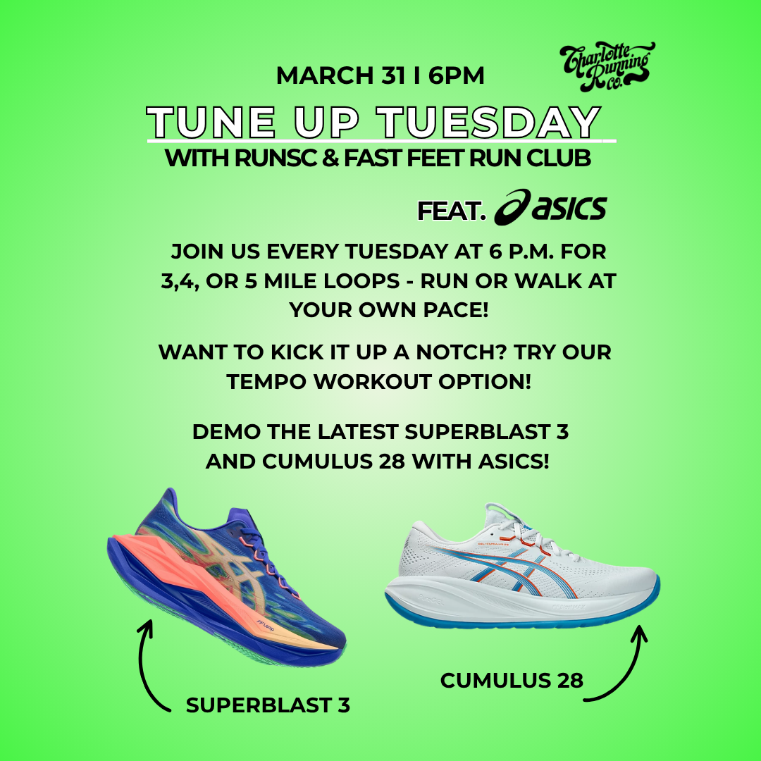 Tune up Tuesday with Run/SC and Fast Feet Run Club  with ASICS