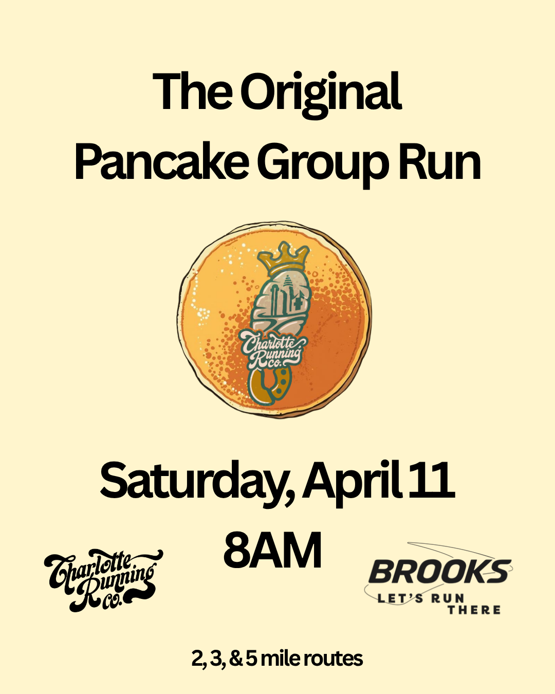 Pancake Group Run x Brooks