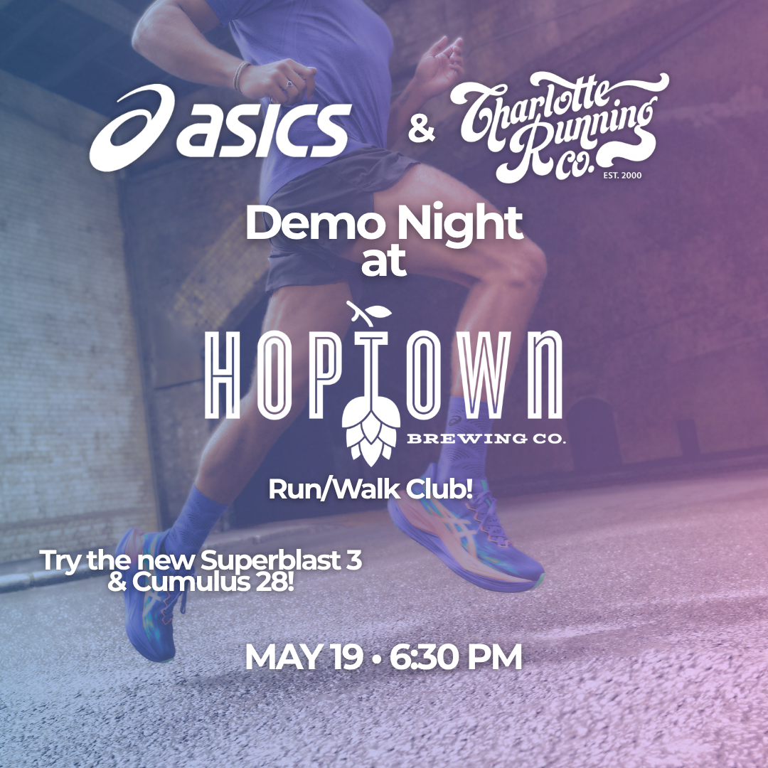 Asics demo with Hoptown Run Club 