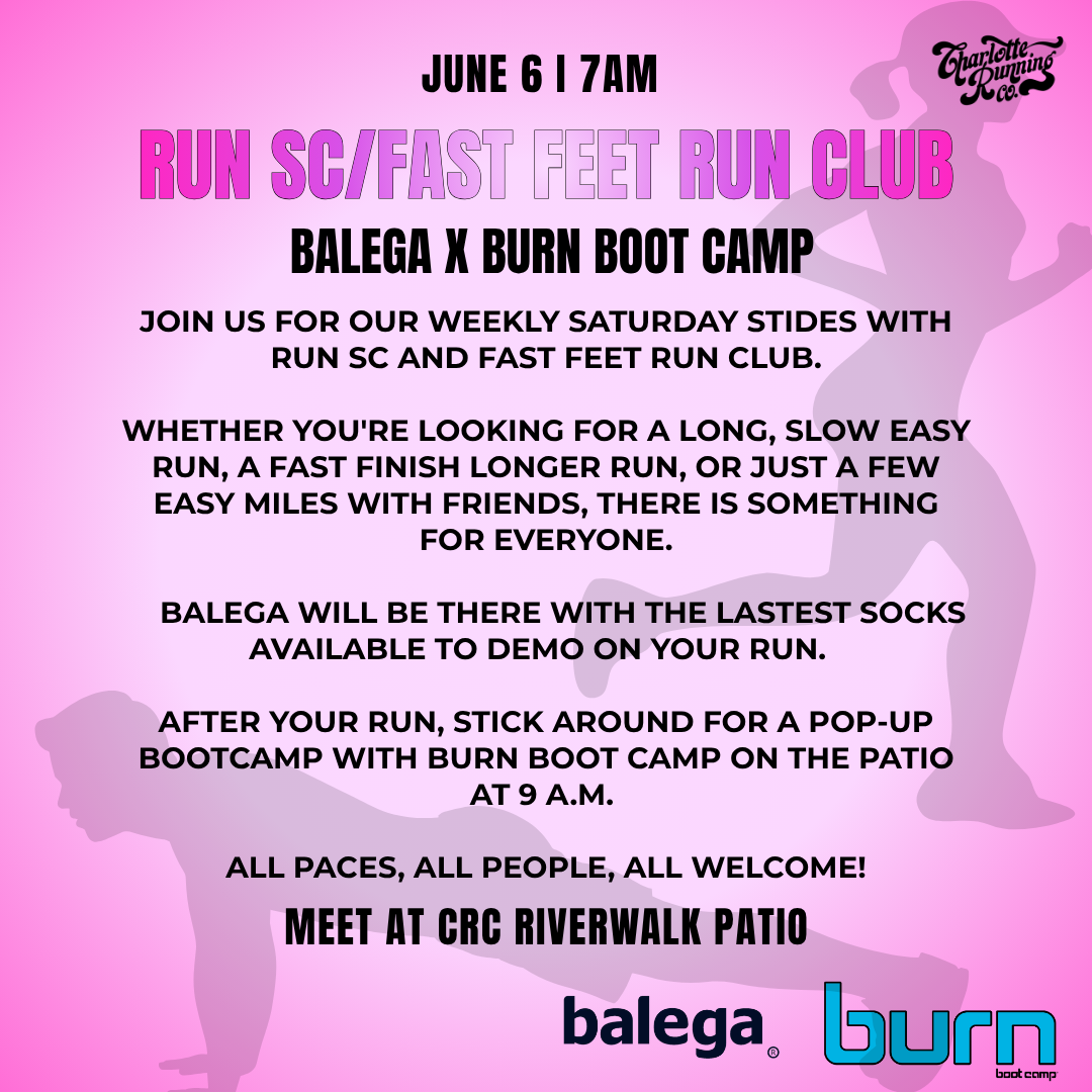 Run SC/Fast Feet Run Club and Burn Boot Camp Pop up Camp at CRC Riverwalk