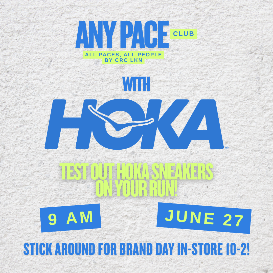 Any Pace Run Club with Hoka and warm up with Emily Kesterson, PT from Adapt and Q&A with Alexis, Charlotte Marathon Ambassador.