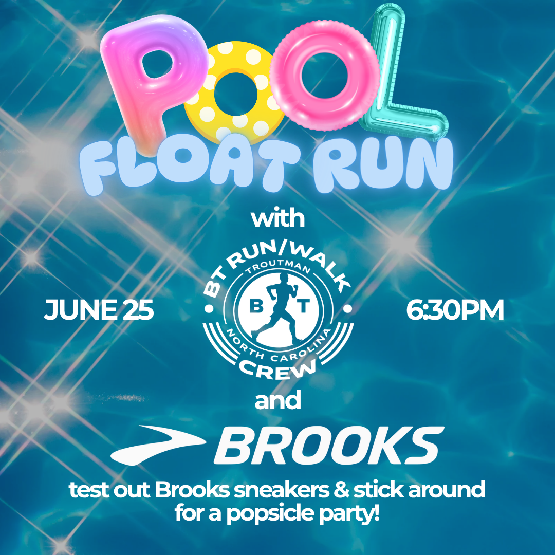 Pool Float Run with Bottles and Taps with Brooks