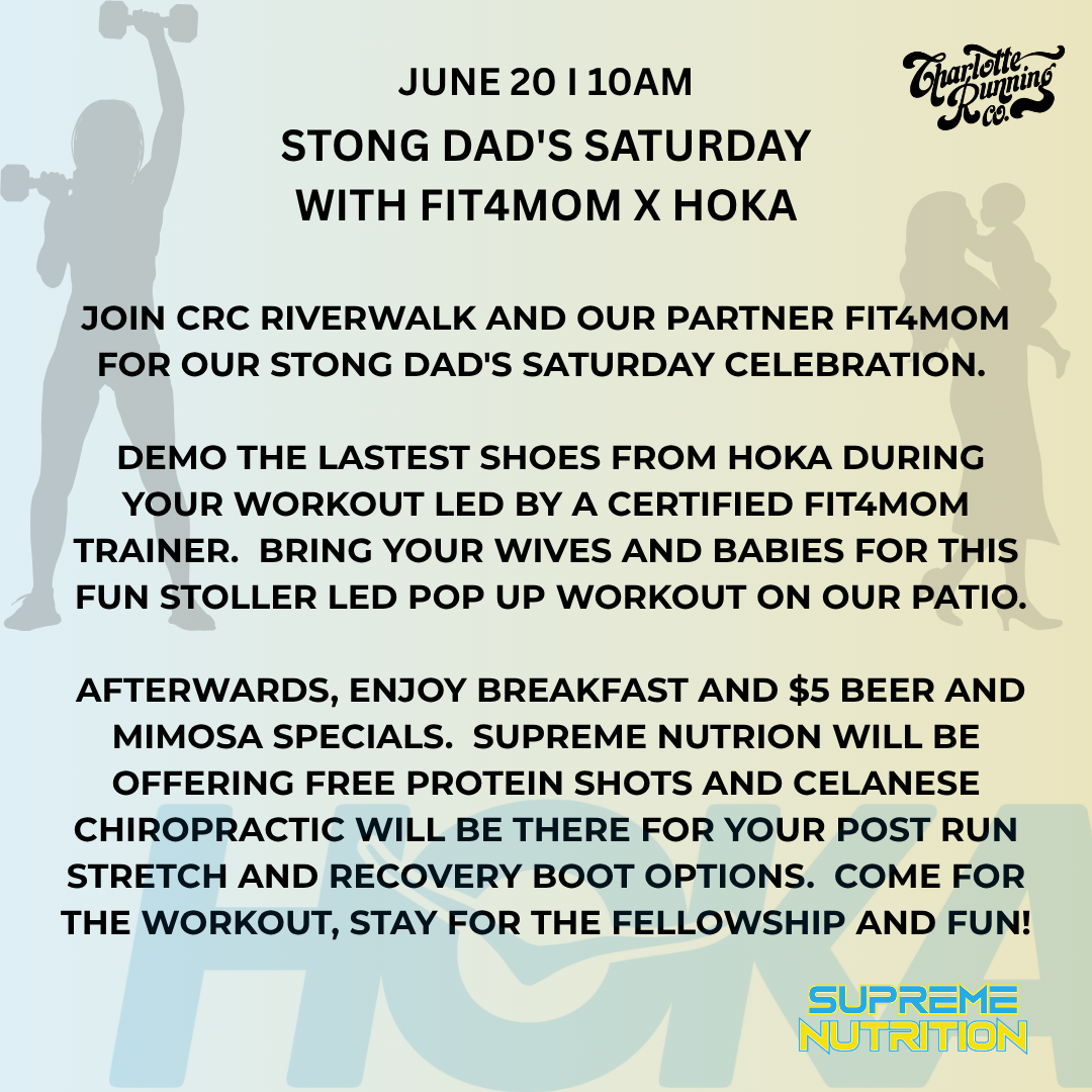 Stong Dad's Saturday with Fit4Mom X Hoka