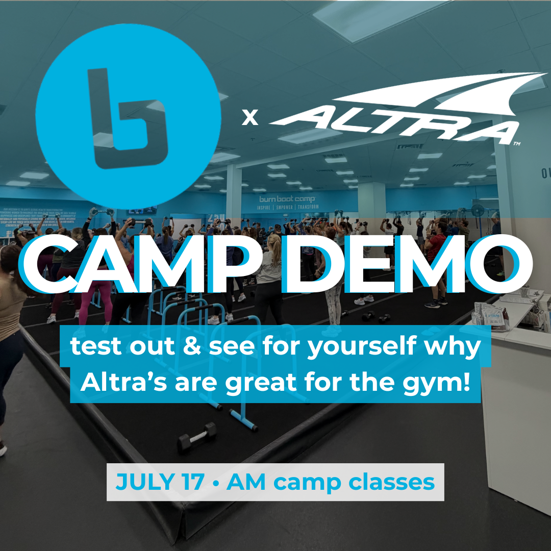 Altra gym demo at Burn Bootcamp Mooresville