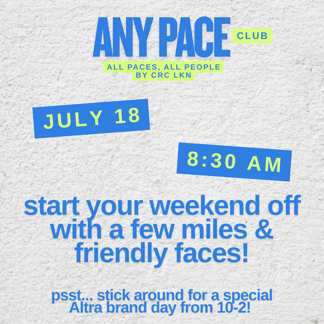Any Pace Run Club Weekly Meetup