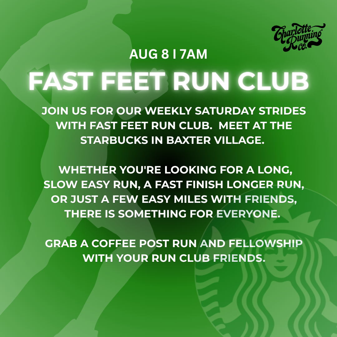 Fast Feet Run Club at Baxter Starbucks