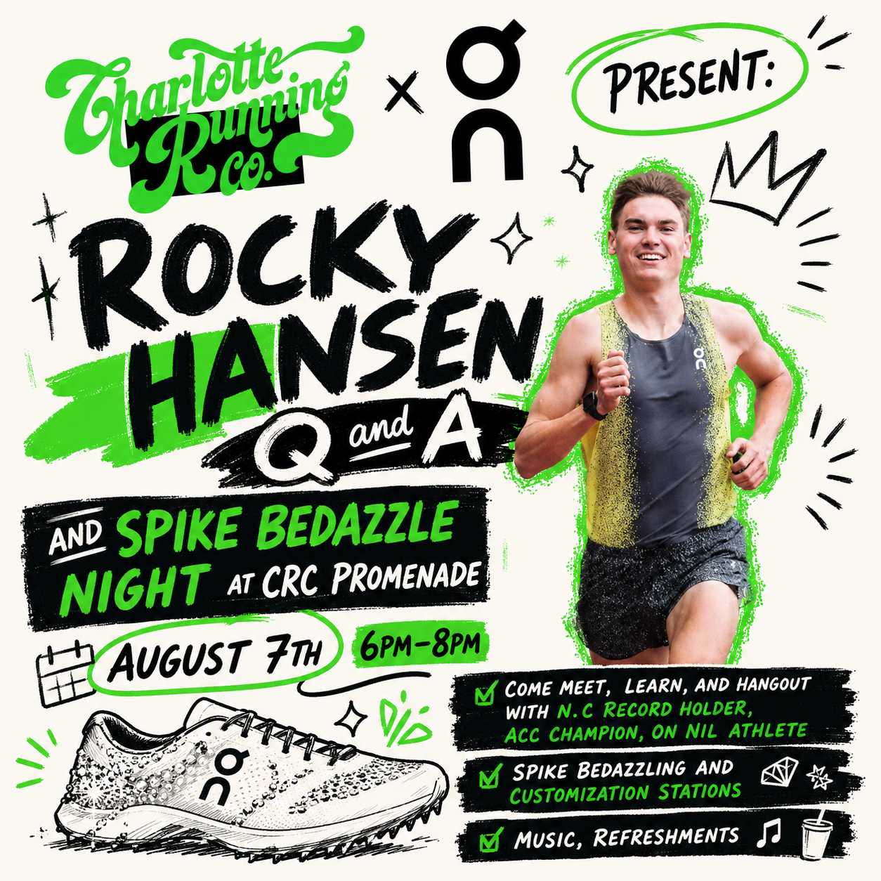  On and CRC Present: Rocky Hansen Q and A / Spike Bedazzling