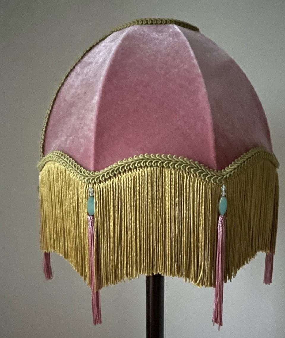 Silk velvet umbrella 10" frame