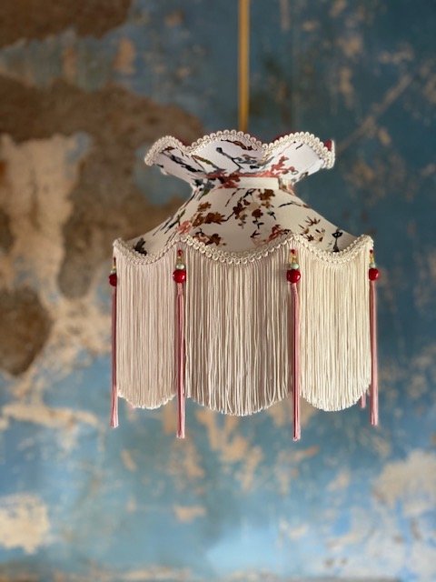 12" Ballerina Medina, silk vintage kimono fabric