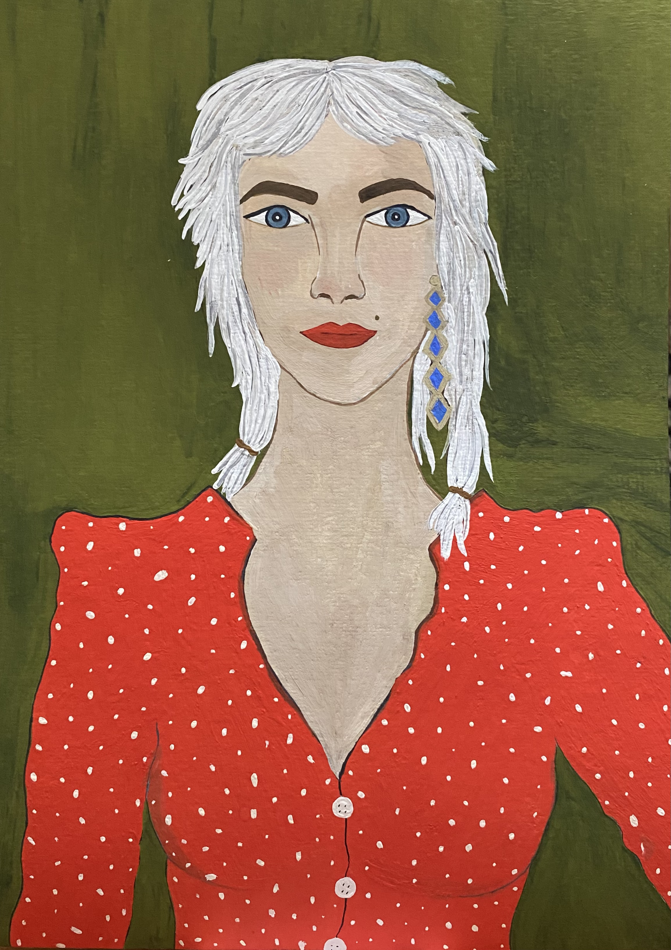 Woman in Red