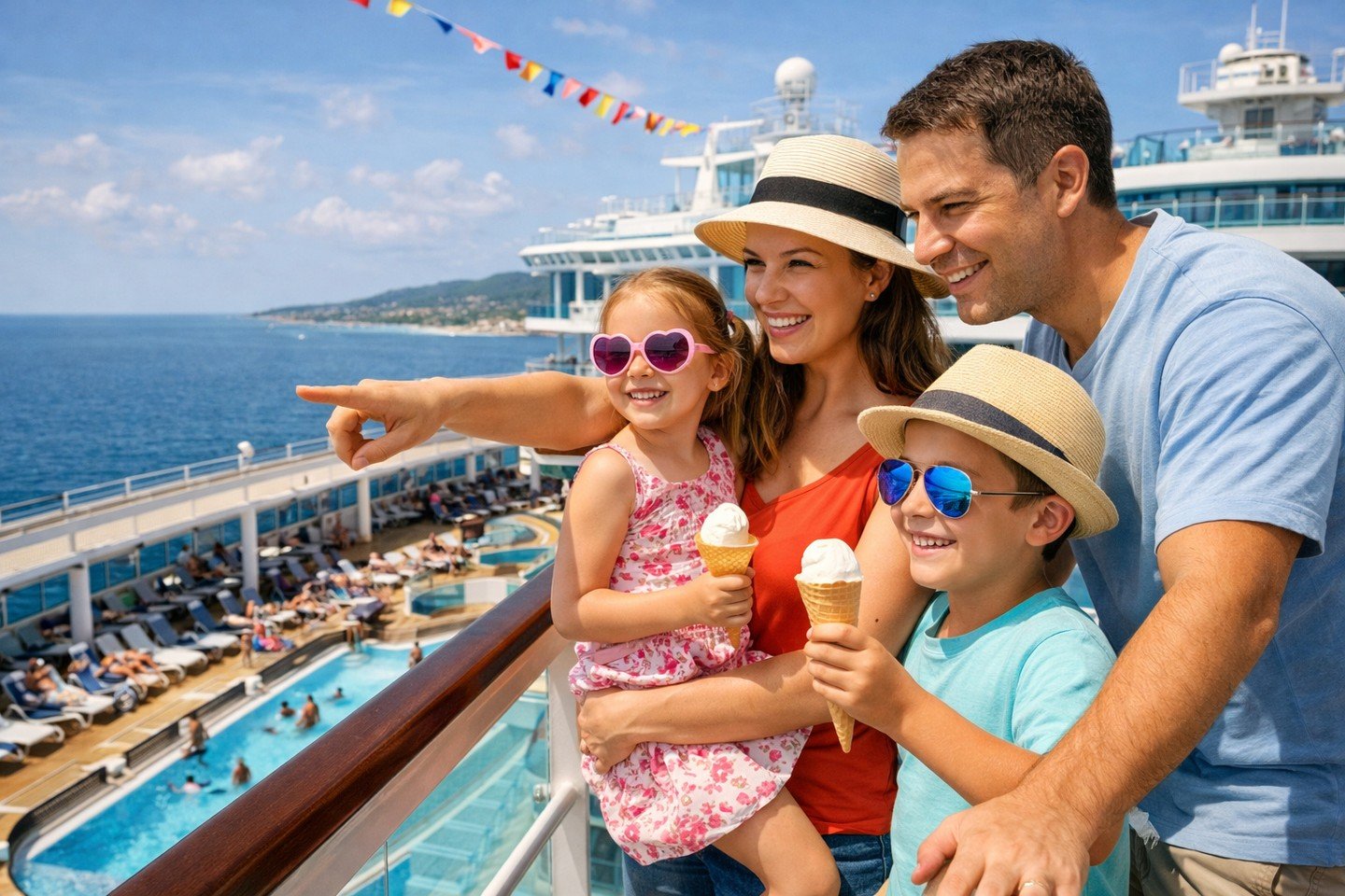 Sun on your face. Ice cream in hand. Nothing to rush.⁠
⁠
Just time together, ocean views, and the simple joy of being present.⁠
⁠
This is what cruising does best ☀️🍦⁠
⁠
👉 Message us to find the ship that fits your family best.