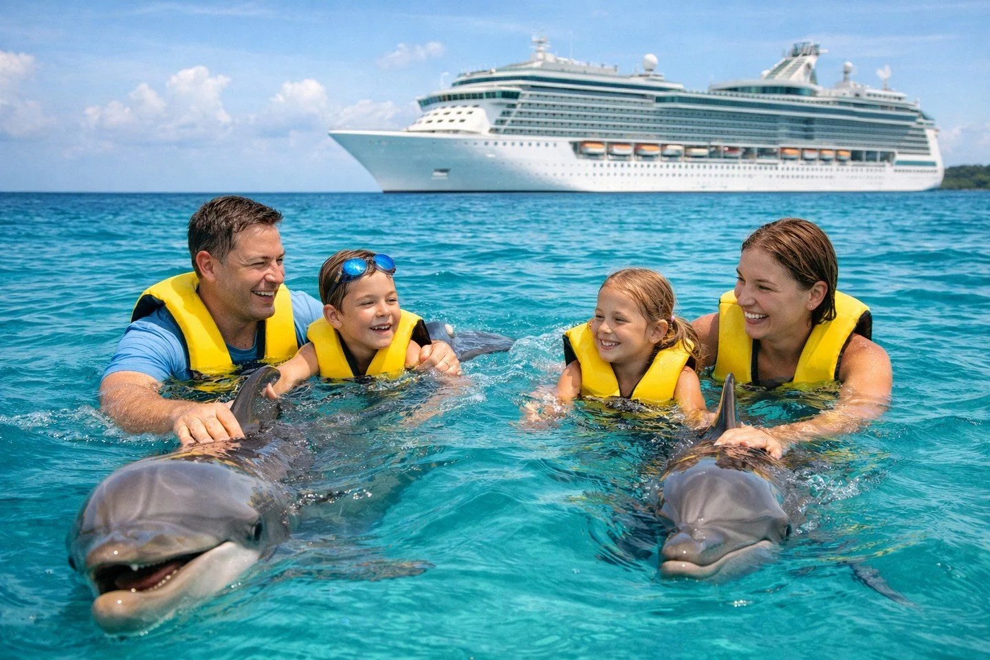 Some moments stick forever.⁠
⁠
Swimming alongside dolphins, the ship waiting in the distance, and laughter echoing across the water.⁠
⁠
These aren&rsquo;t just vacations &mdash; they&rsquo;re core memories 🐬🌊⁠
⁠
👉 Let&rsquo;s plan experiences your