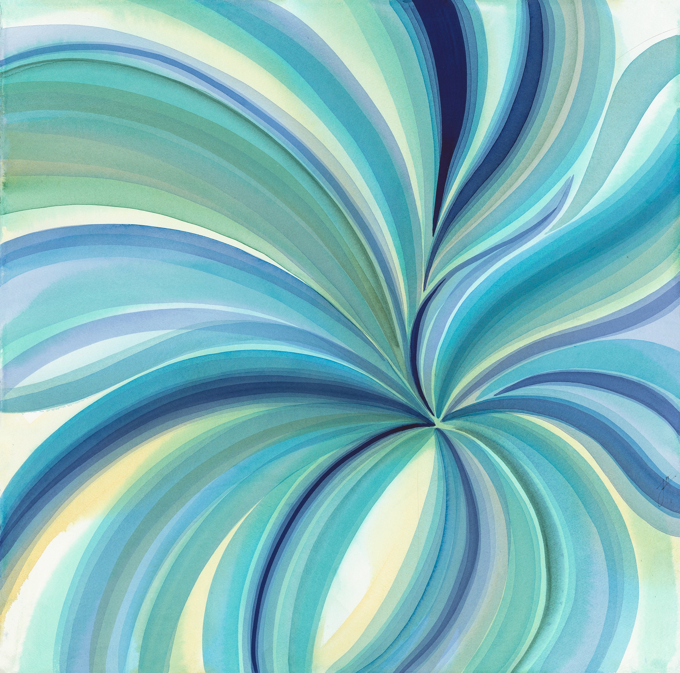 222667B- Flora 10 - 22 x 22 - SOLD