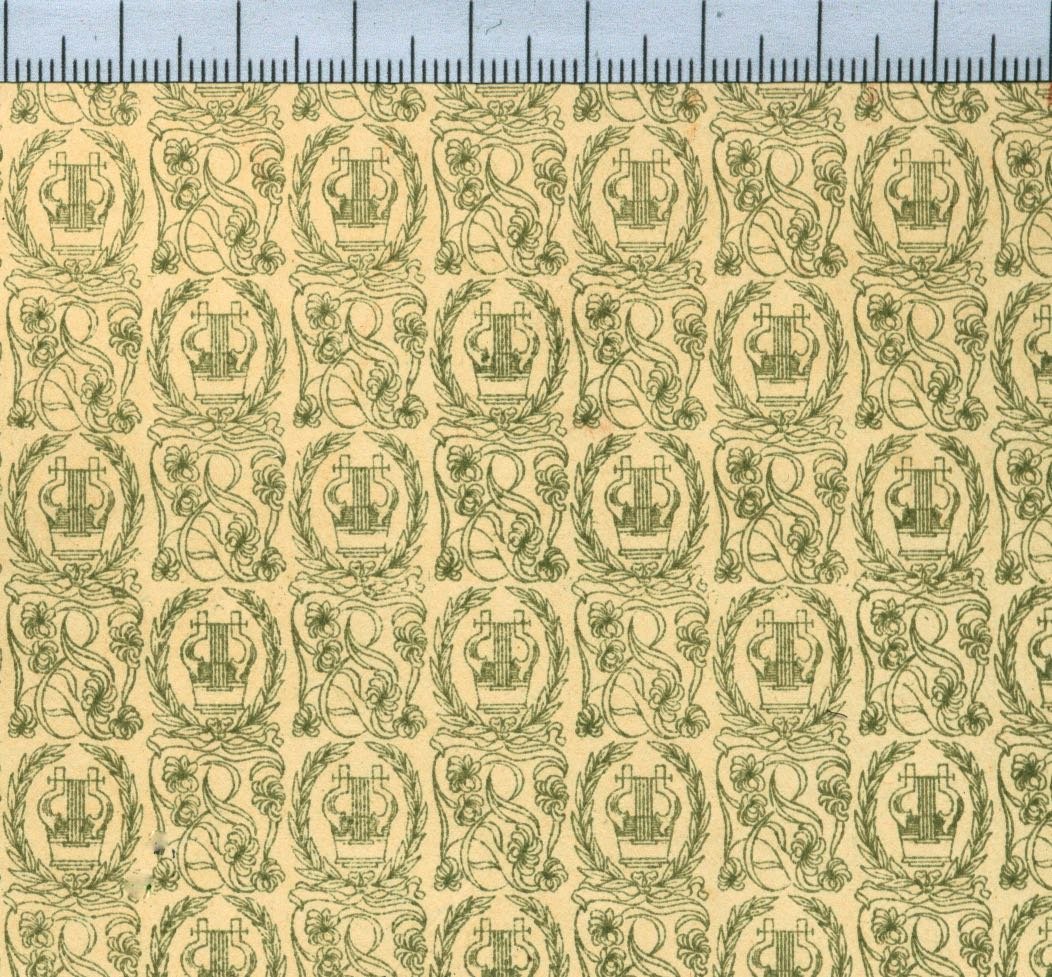 Repeating Lyre (Not in Allen) RB 12
perhaps best categorized with Publishers initials under: "similarly organized units."