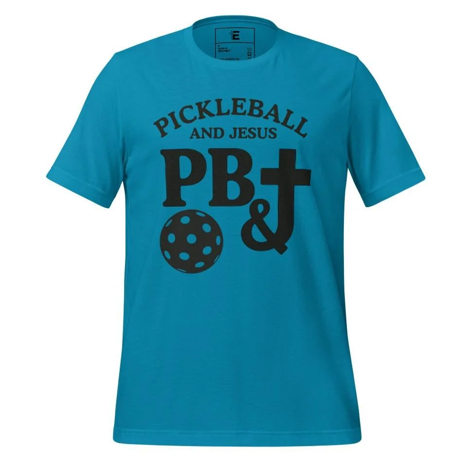 Pickleball and Jesus T-shirt – Funny Christian Apparel