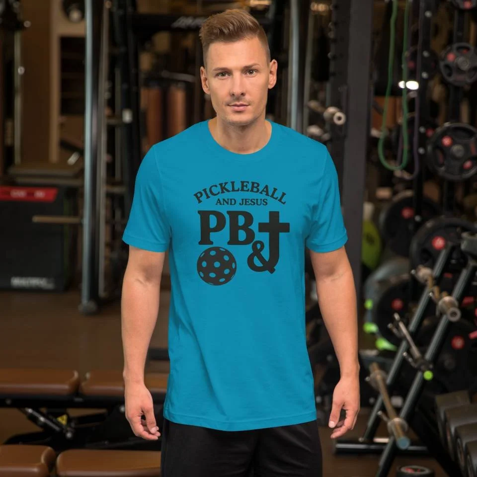 Pickleball and Jesus T-shirt – Funny Christian Apparel