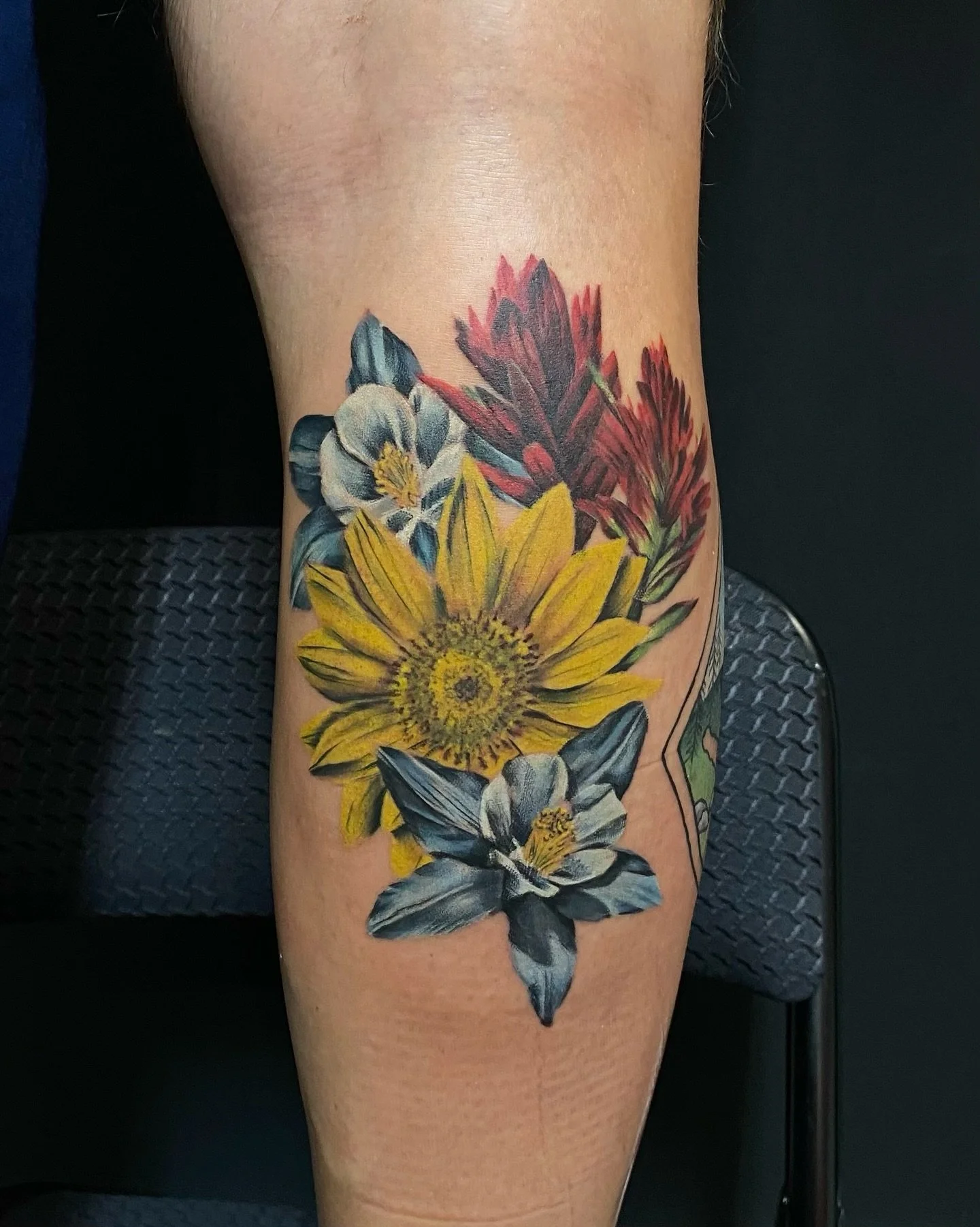 Nicole had a great time with this, and would love to do more full-color work. 

@nicolevtattoos 

Interested in getting tattooed by Nicole? She&rsquo;s in the shop Tuesday through Saturday each week. Stop by for a walk-in or an in-person consultation