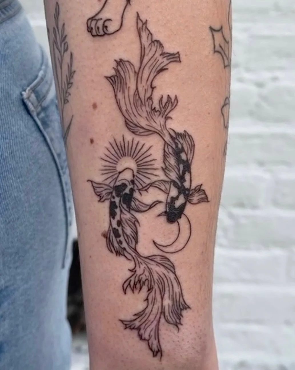 Thanks so much for coming in, Ashley! 

@inkbyhev 

Looking to book with Heaven? They&rsquo;re in the shop Wednesday through Saturday, and ready to help you design your next tattoo. Stop by for a walk-in or an in-person consultation with them.

To re