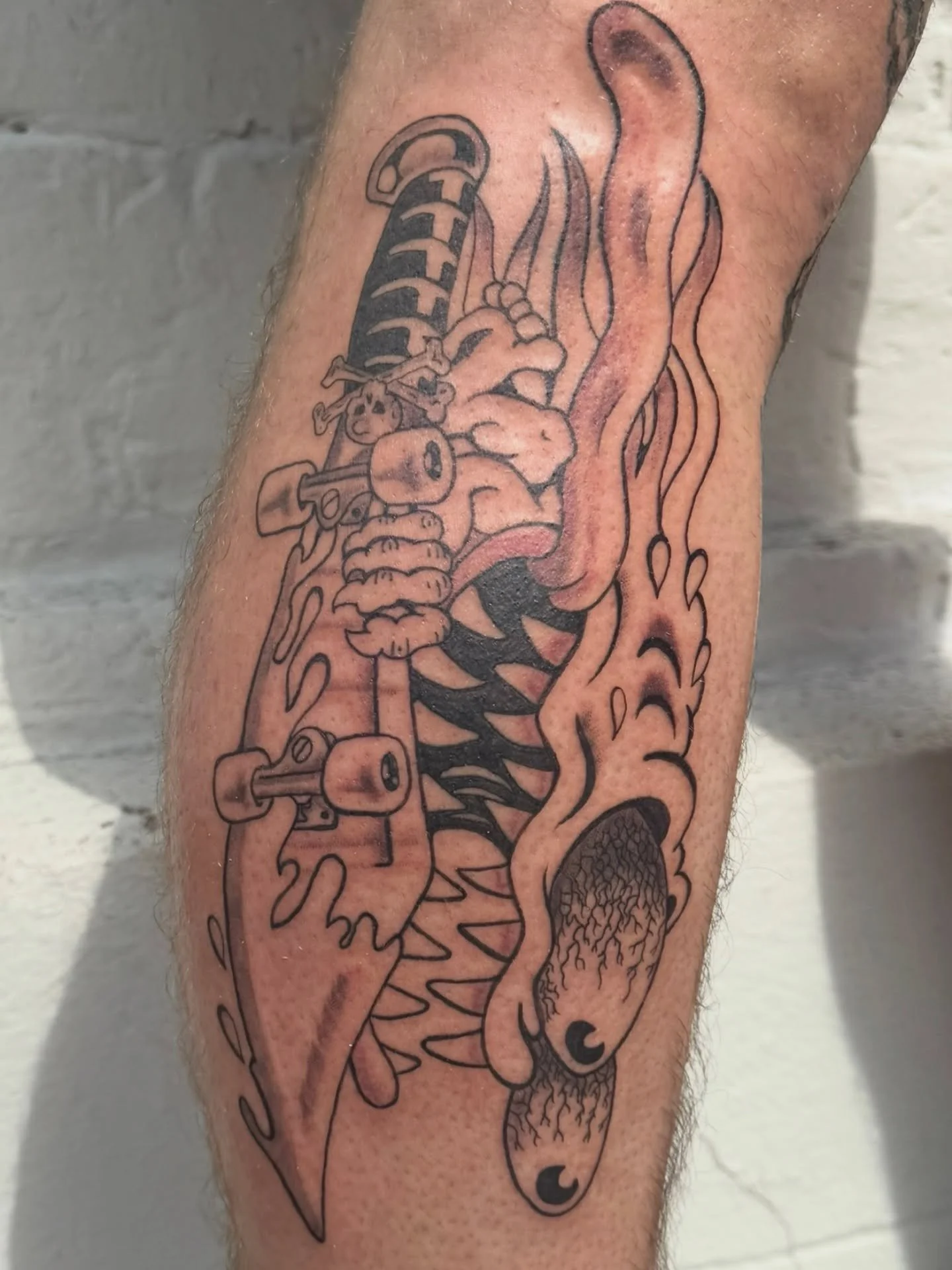 Thanks so much for coming in, Dustin! 

@inkbyhev 

Looking to book with Heaven? They&rsquo;re in the shop Wednesday through Saturday. Stop by for a walk-in or an in-person consultation with them.

To reach them directly, you can DM them on IG or ema