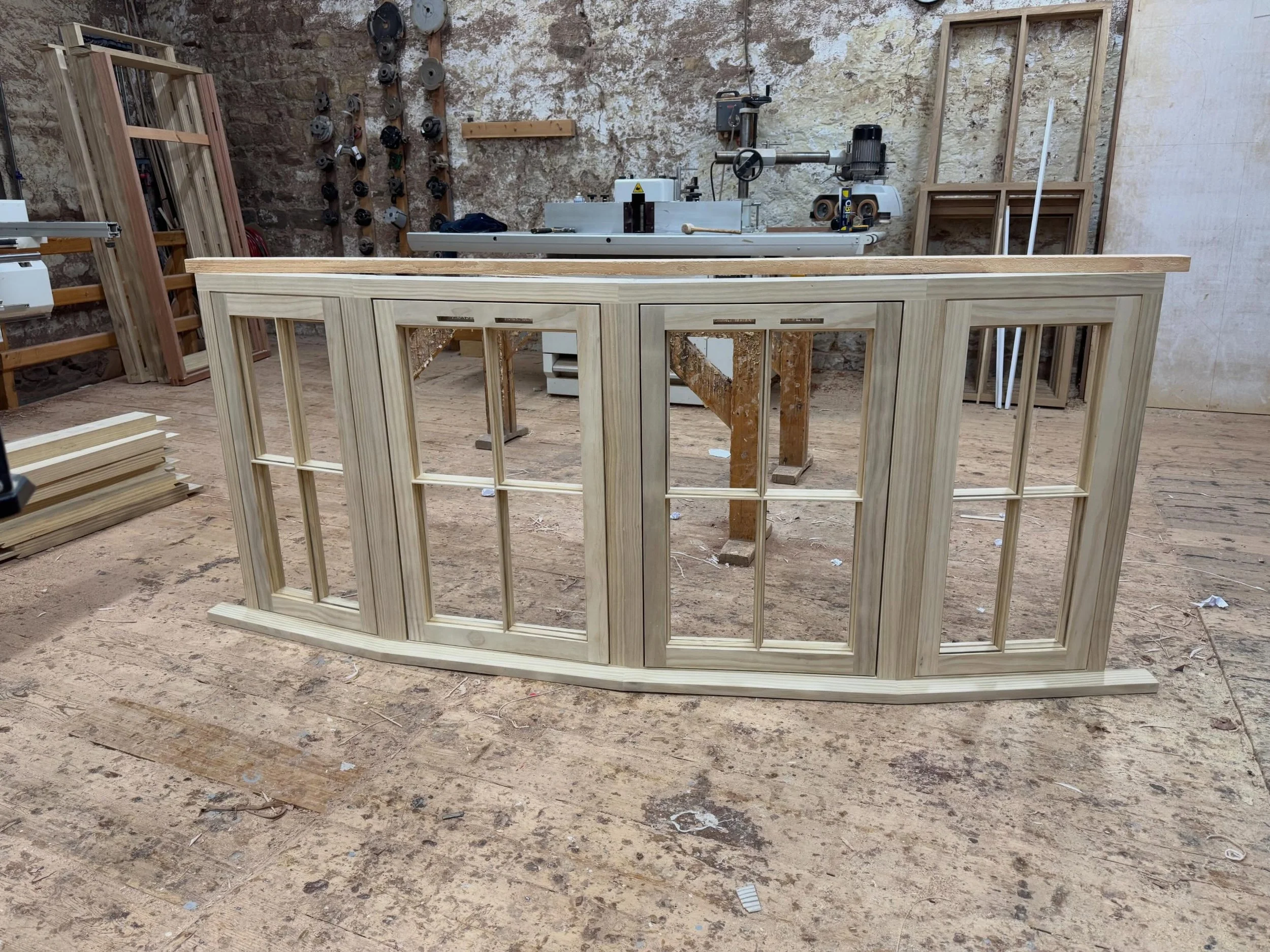 Accoya flush fitting casement bay window #accoya #bespoke #window #joinery #woodwork