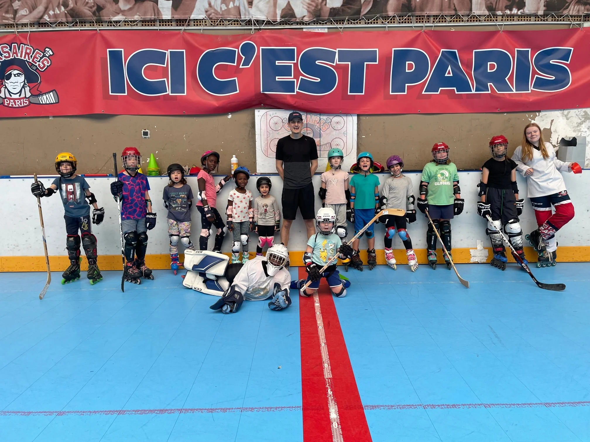 Groupe école de roller