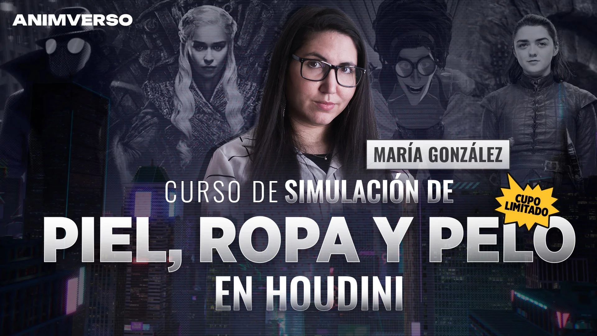 Curso de simulación de piel, ropa y pelo en Houdini