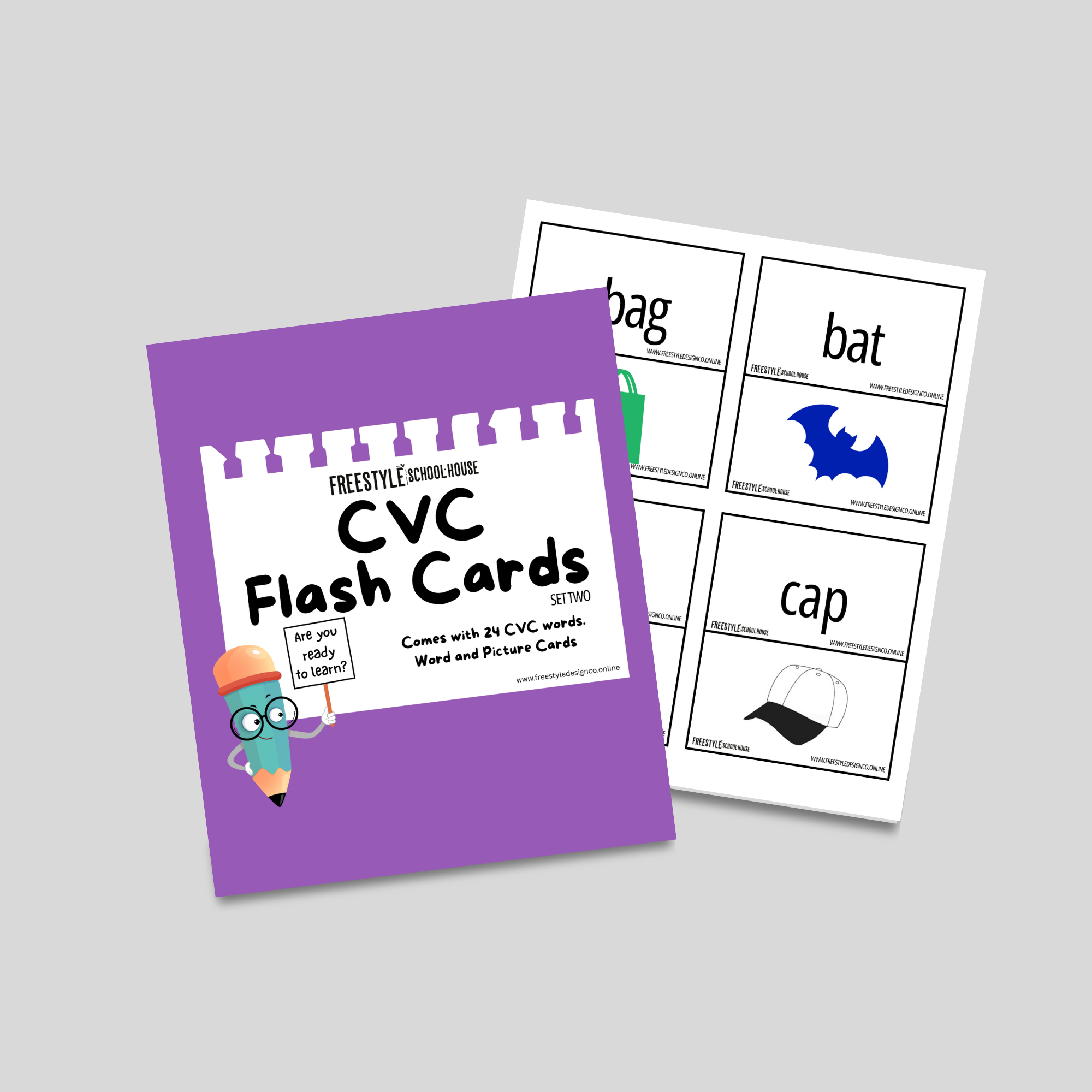 CVC Flash Cards | Set Two