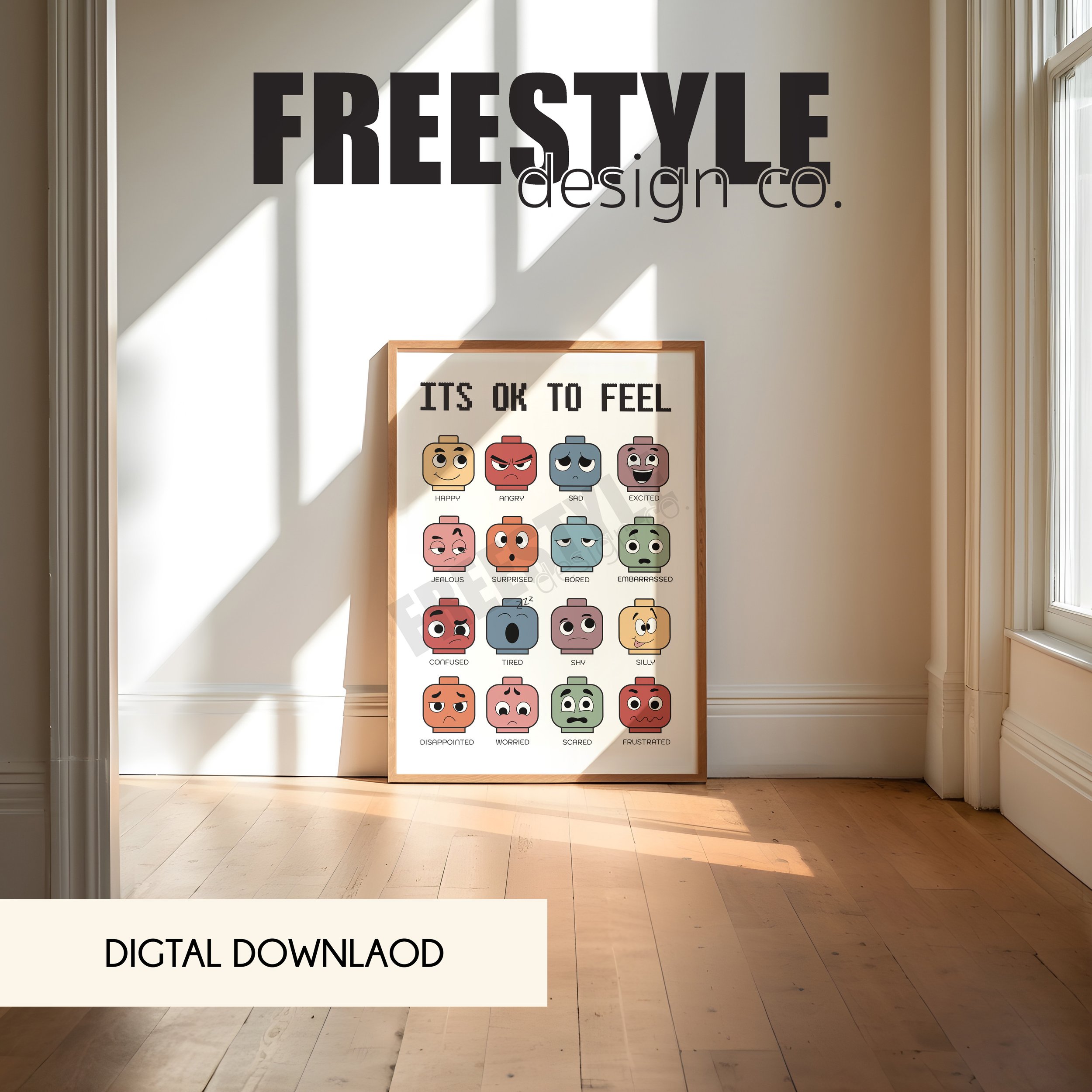 It's Ok To Feel | Fig Head Faces