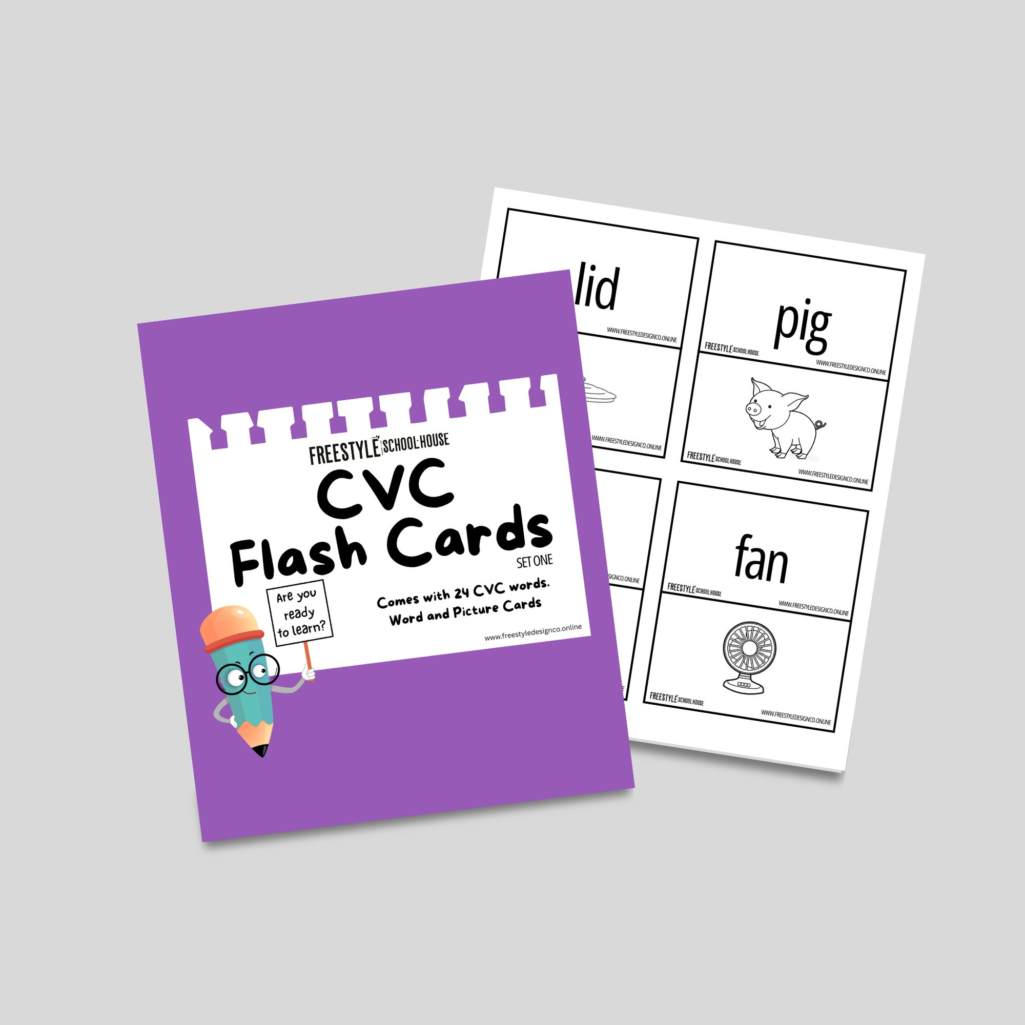 CVC Flash Cards | Set One