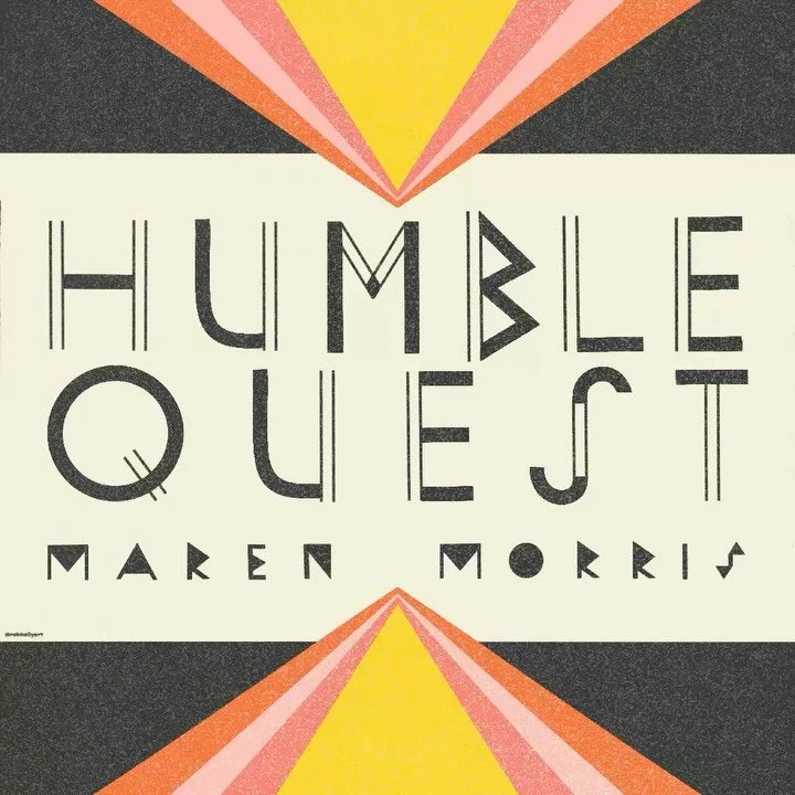 🗓️ Day 4 of the @letteringstylechallenge ! 
✍️ Lettering Style: Aztec 
🎵 Album: Humble Quest, by Maren Morris 

I&rsquo;m gonna be honest, this prompt has been the most difficult for me thus far. I struggled to connect with this one, and feel like 