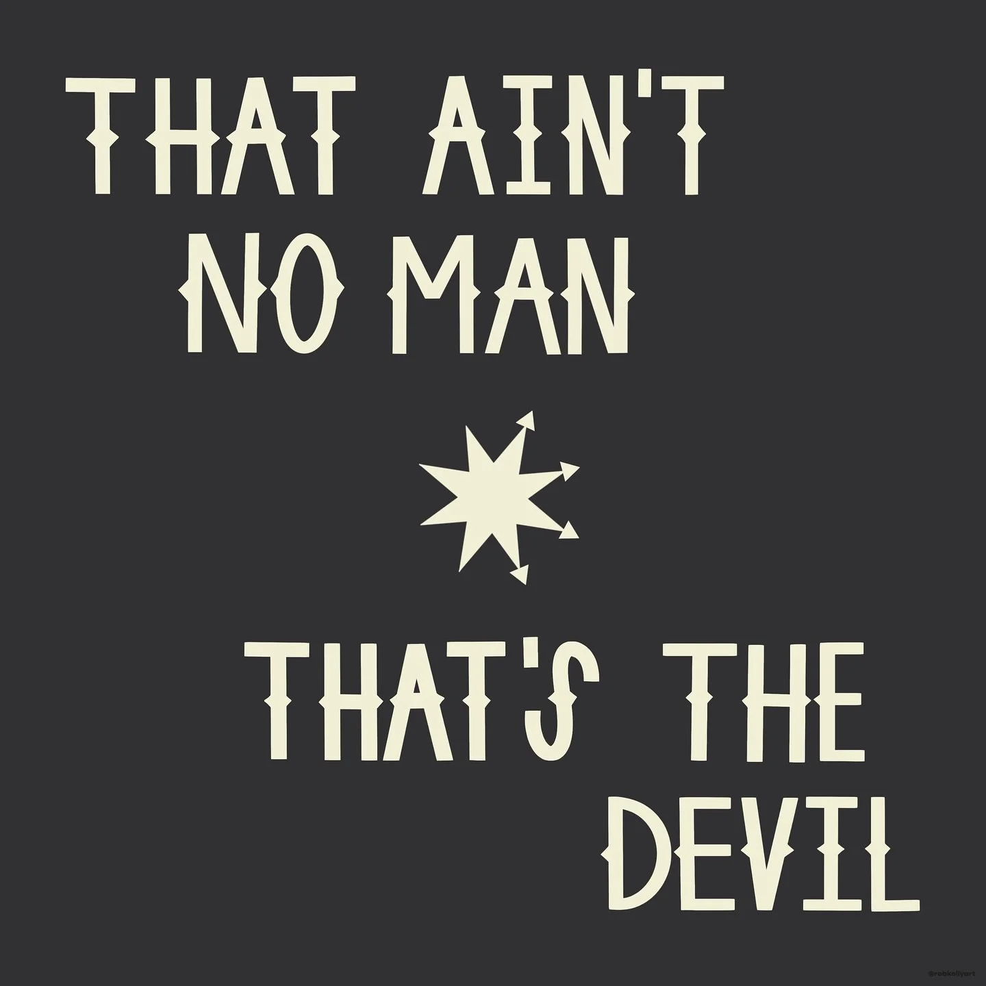 🗓️ Day 6 of the @letteringstylechallenge 
✍️ Lettering Style: Spur 
🎵 Album: That Ain&rsquo;t No Man That&rsquo;s The Devil, by Jessie Murph @jessiemurphhh 

I accidentally discovered Jessie Murph a couple of years ago, and have been OBSESSED ever 