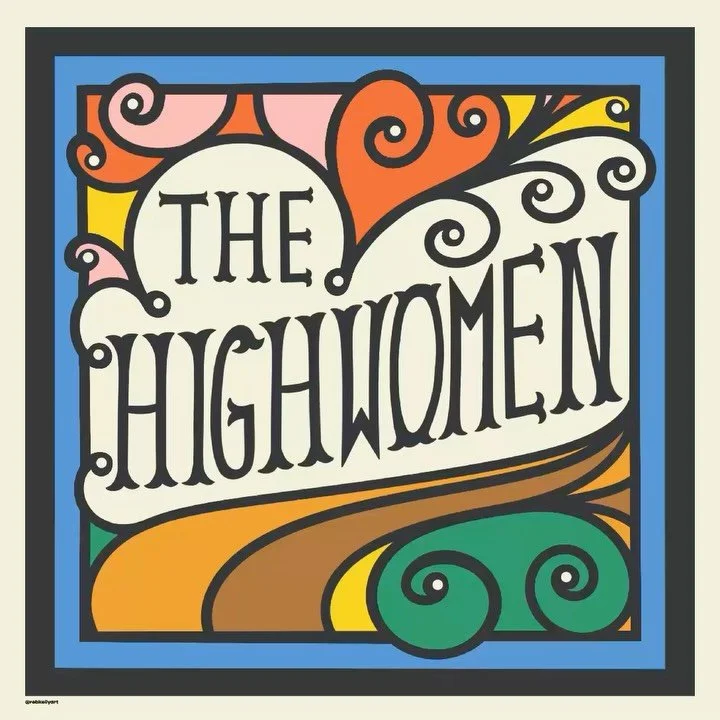 Day 8 of the @letteringstylechallenge 
✍️ Lettering Prompt: Fileteado 
🎵 Album: The Highwomen- Maren Morris, Natalie Hemby, Amanda Shires, and Brandi Carlisle @thehighwomen 

The Highwomen are a supergroup, formed by a group of badass country singer