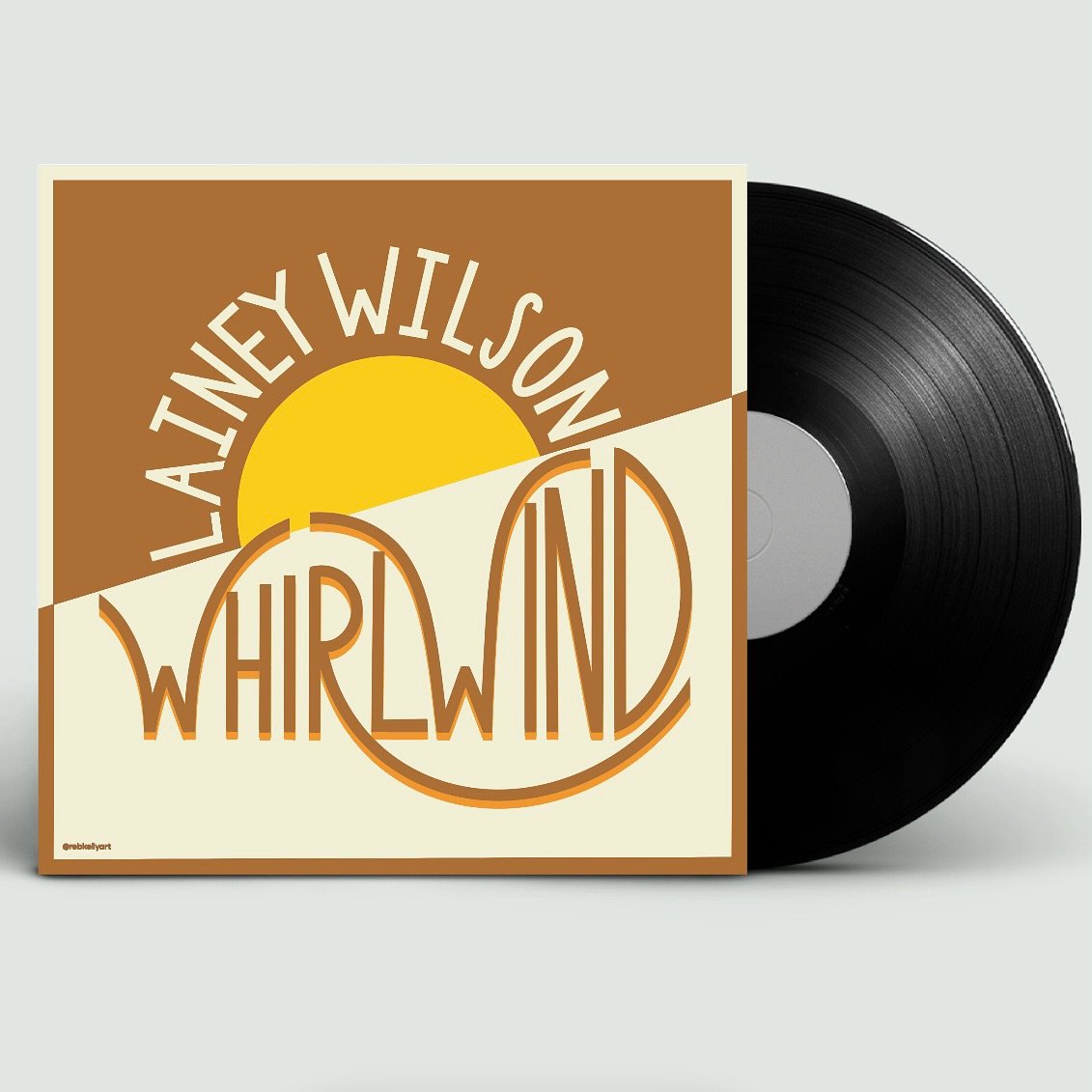 Day 25 of the @letteringstylechallenge 
✍️ Lettering Prompt: Flourishes 
🎵 Album: Whirlwind, by Lainey Wilson @laineywilson 

Whirlwind is the 5th studio album by Lainey Wilson, an American country singer. The title of the album is a reflection of L