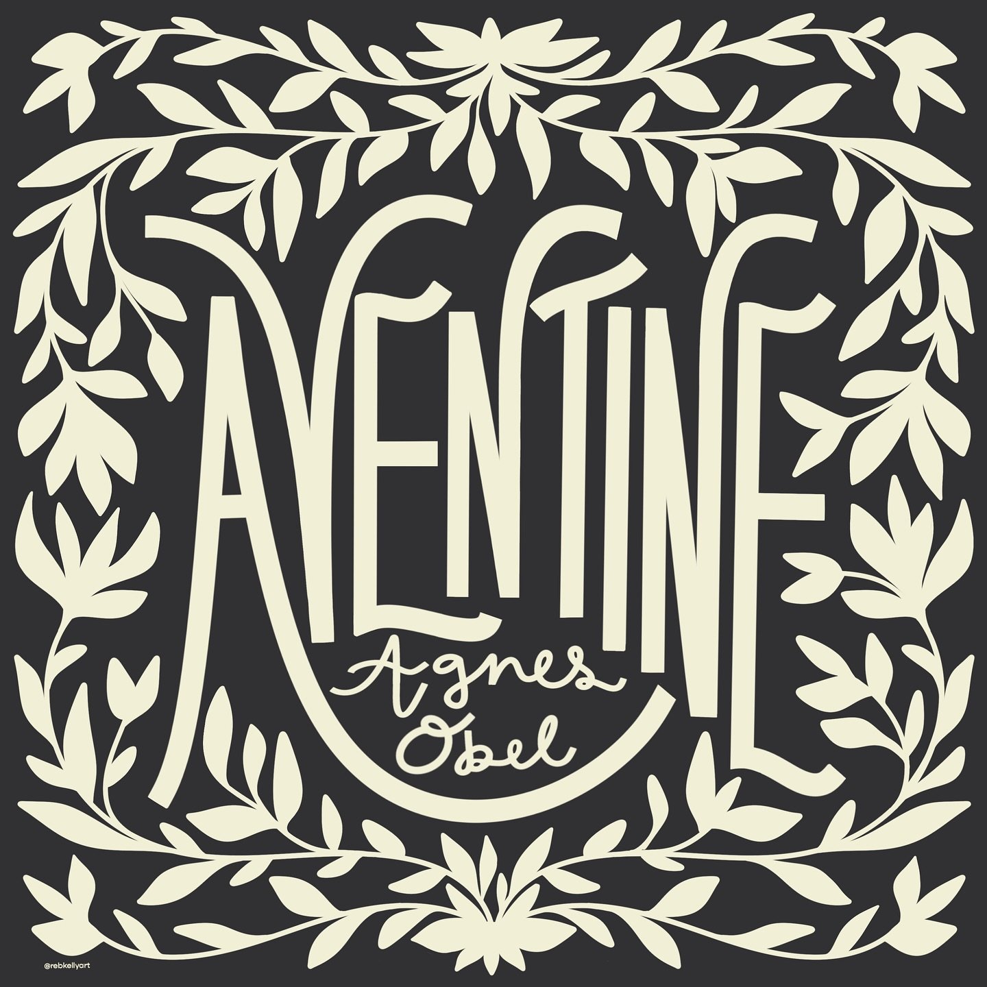 Day 27 of the @letteringstylechallenge 
✍️ Lettering Prompt: Ornate 
🎵 Album: Aventine, by Agnes Obel 

Agnes Obel released the gorgeously mystical album, Aventine, in 2013. The songs on this album always transport me to my first studio apartment in