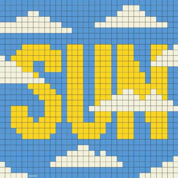 🗓️ Day 29 of the @letteringstylechallenge 
✍️ Lettering Prompt: Pixel
🎵 Album: Sun, by Cat Power 

Cat Power (Chan Marshall) released Sun in 2012. The album was symbolic of a time of rebirth, hope, and optimism after a difficult time in her life, i