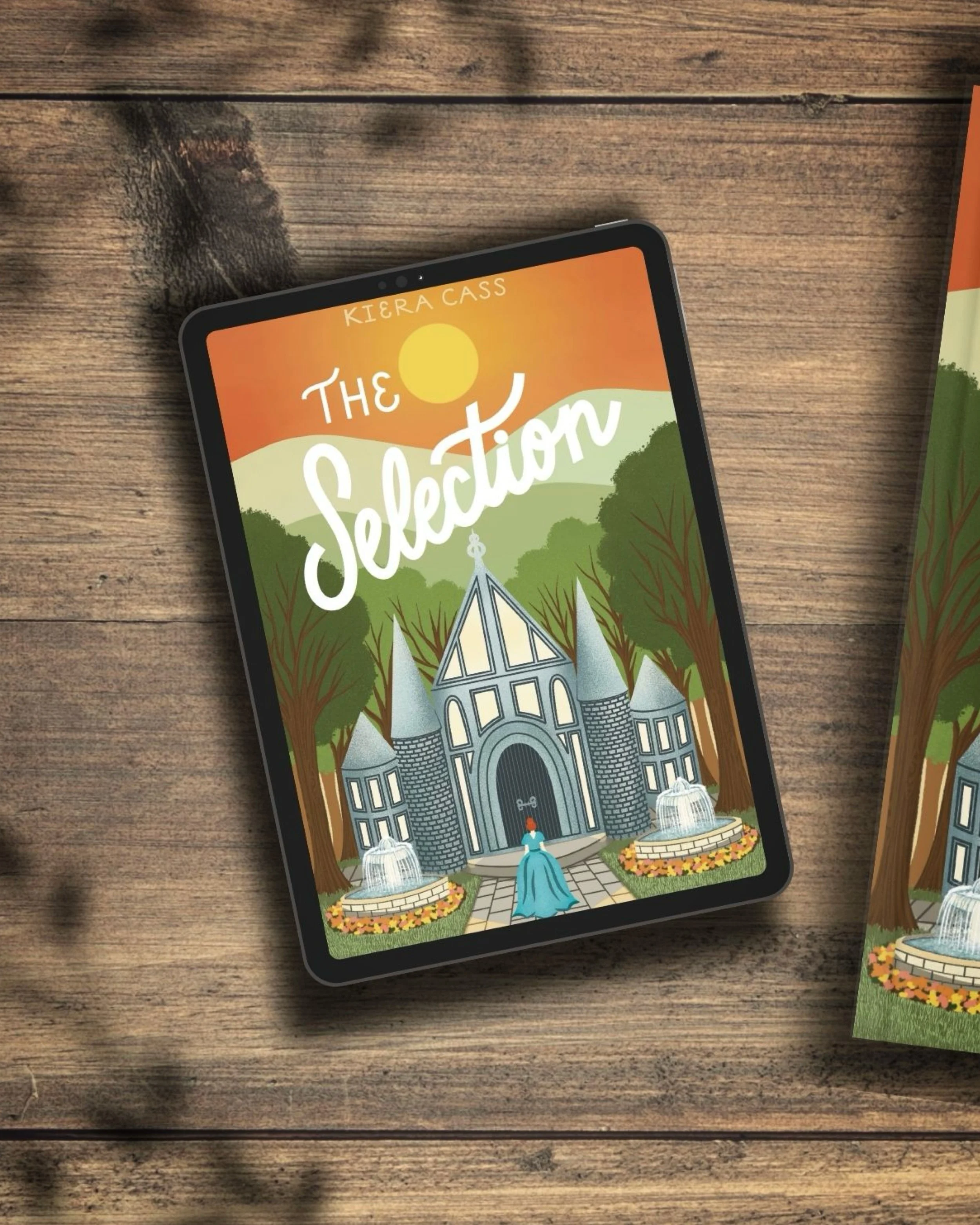 Earlier this year I read The Selection series by Kiera Cass @partylikeawordstar and I DEVOURED it and all its YA goodness, romance, and dystopian-ness !!!
👗🏰💘

I loved this series and knew I had to do a cover redesign for book one. I am loving how