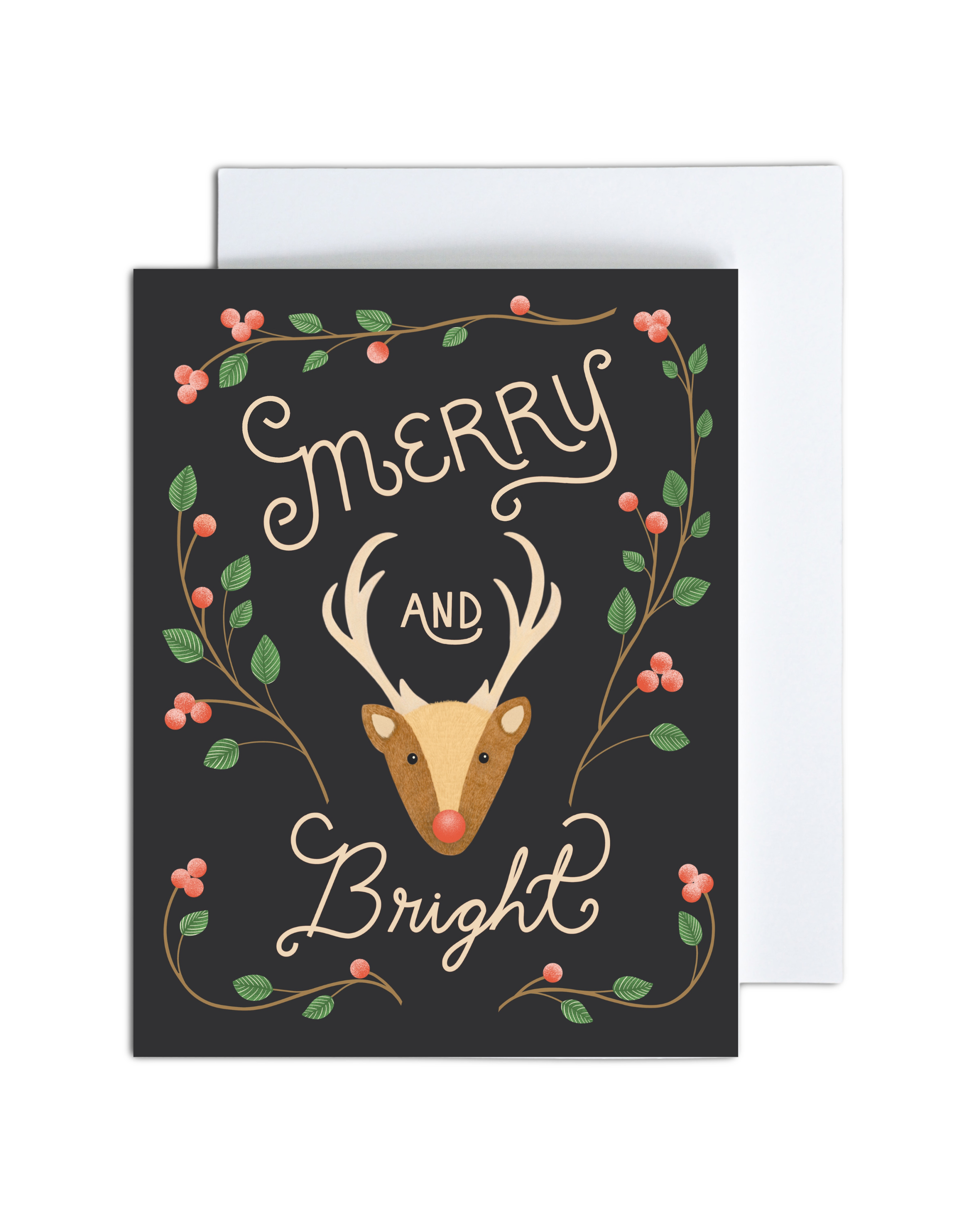 Merry & Bright Holiday Card
