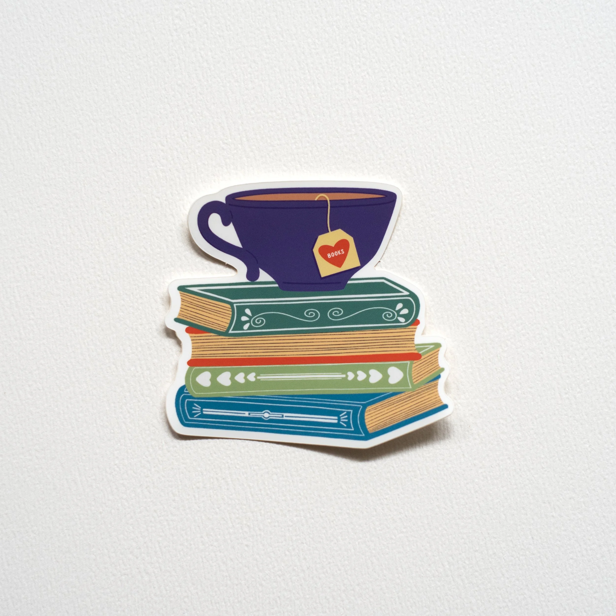 Books & Tea Lover // Sticker