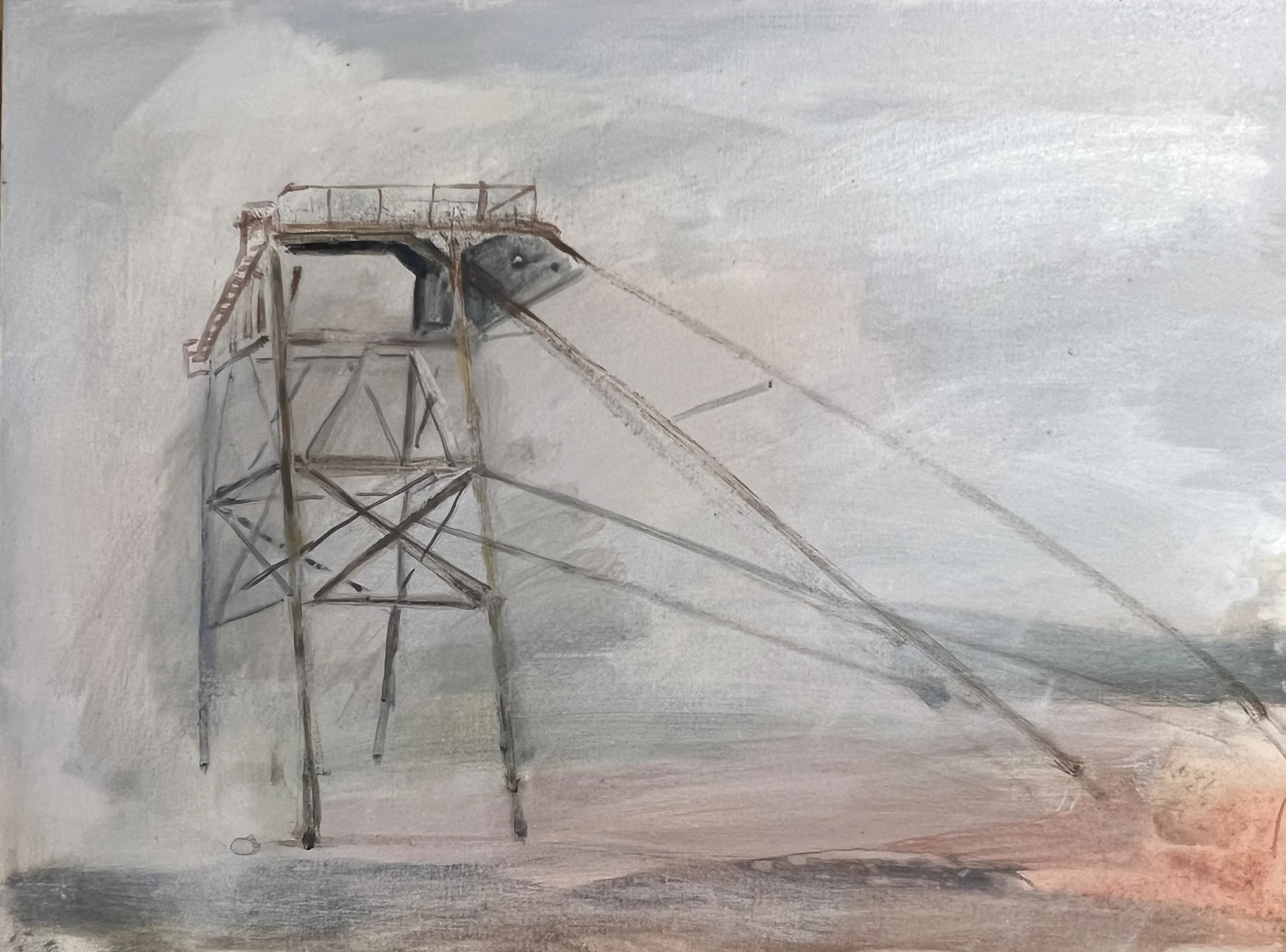 'Botallack', Acrylic on canvas