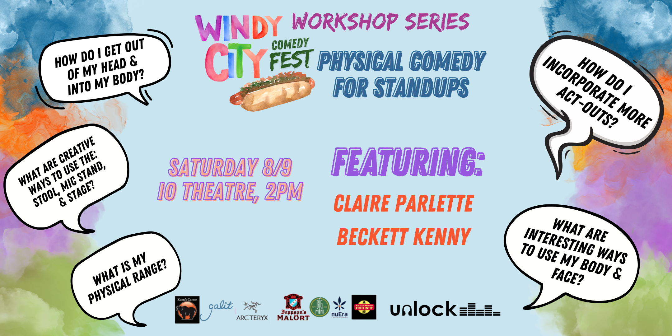 Physical comedy for Standups