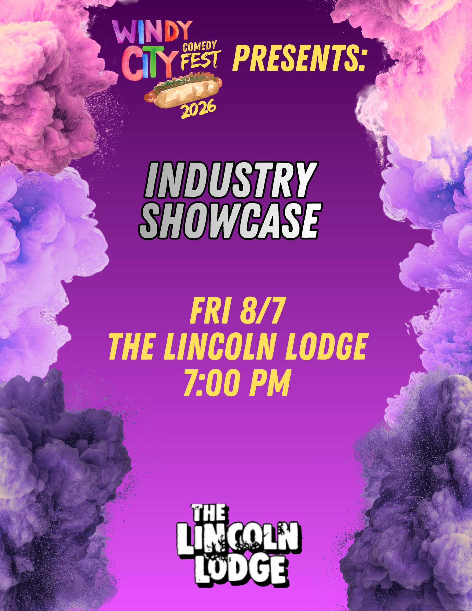 Industry 7pm 8_7 LL Windy City Comedy Fest