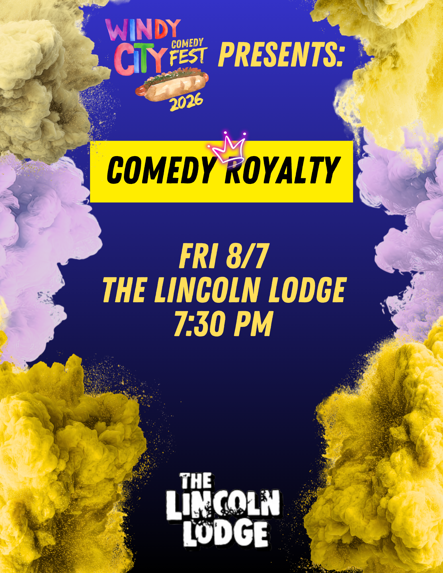 Comedy Royalty 8_7 LL Windy City Comedy Fest