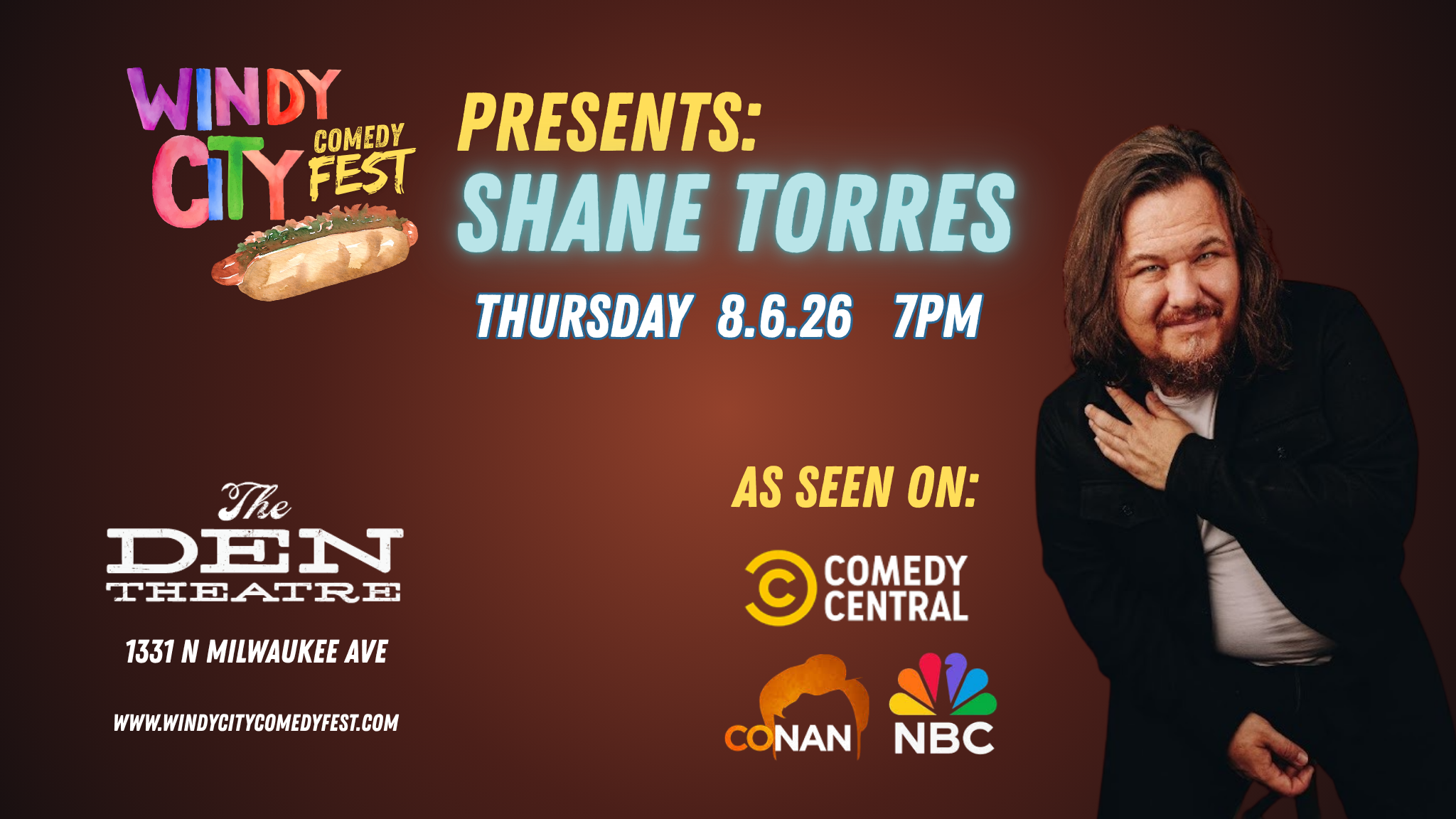 Kick Off Show with Headliner Shane Torres