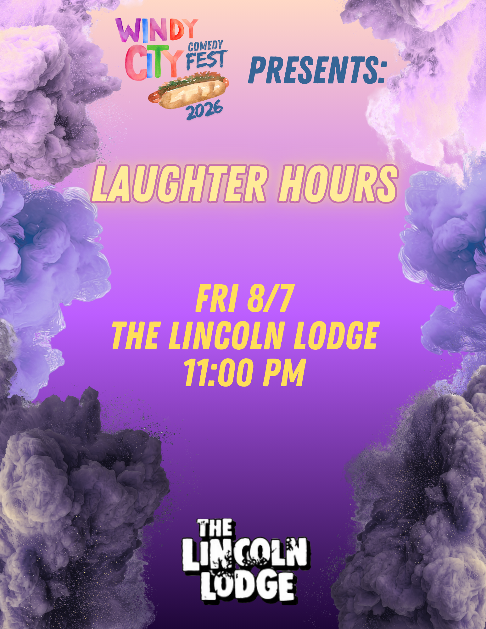 Laughter Hours Lincoln Lodge Windy City Comedy Fest 2026