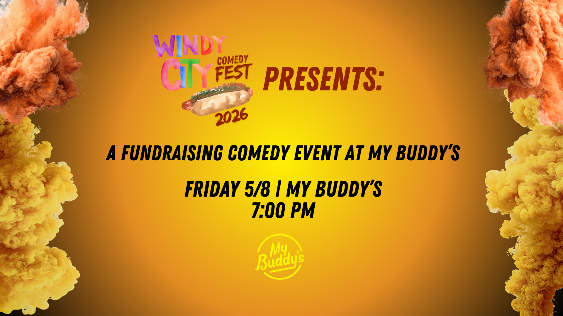 WCCF: Comedy Fundraiser Event at My Buddy's