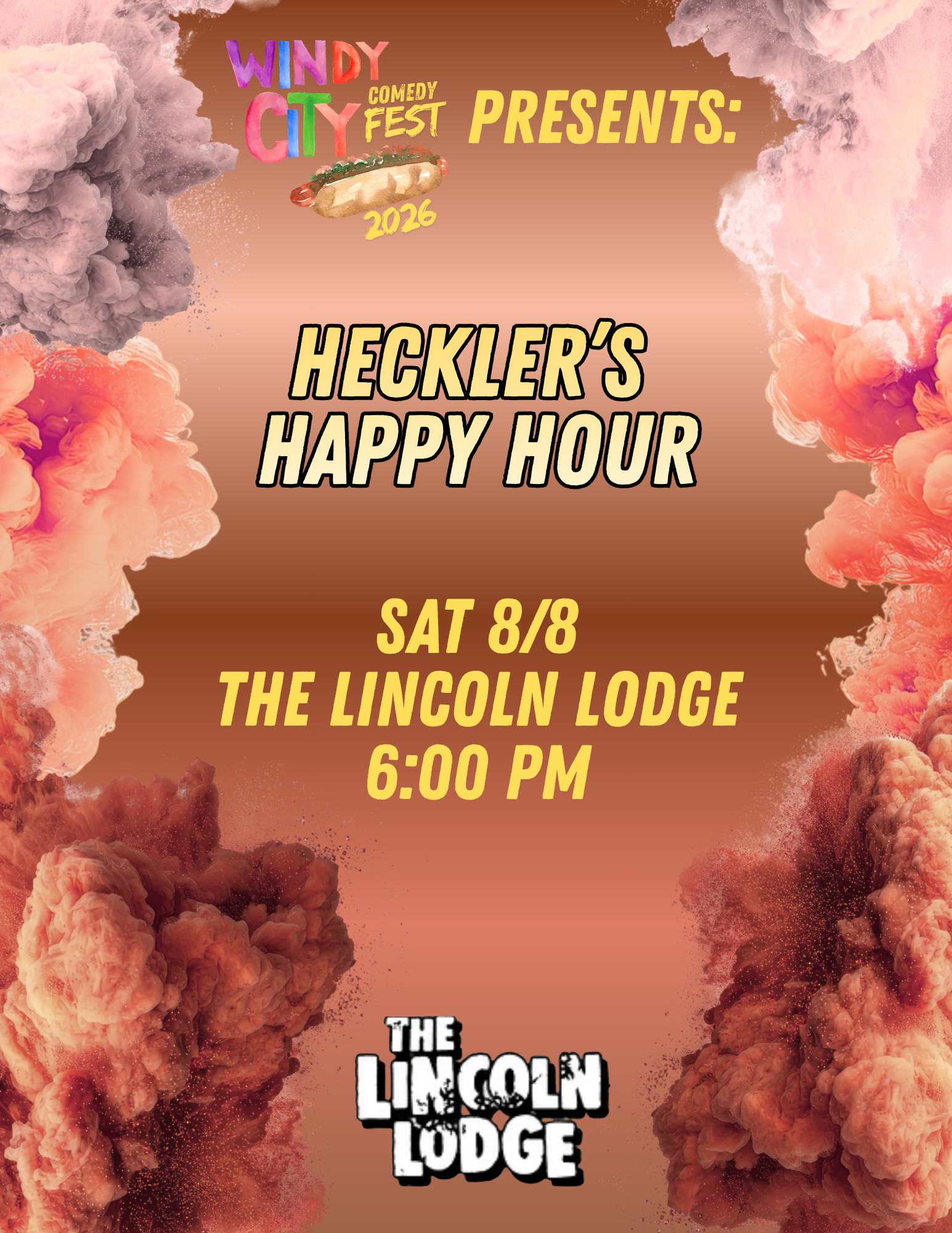 Heckler's Happy Hour Lincoln Lodge Windy City Comedy Fest 2026